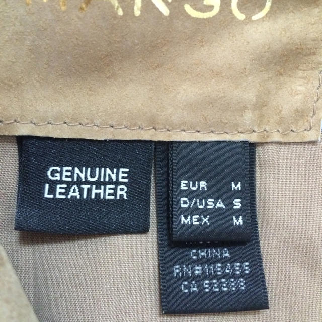 MANGO(マンゴ)のリアルレザーライダース レディースのジャケット/アウター(ライダースジャケット)の商品写真