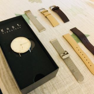 ノット(KNOT)のknot  knot腕時計　腕時計　knot watch ビックフェイス(腕時計)