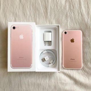 アップル(Apple)のiPhone7 Rosegold 128GB(スマートフォン本体)