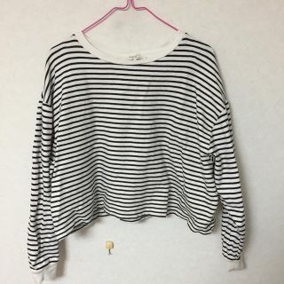 ザラ(ZARA)のZARA ボーダートップス(カットソー(長袖/七分))