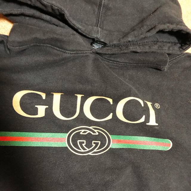 Gucci - 値下げ中 GUCCI ロゴ ブート パーカーの通販 by あいき