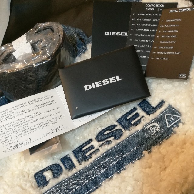 DIESEL リバーシブル トートバッグ ムートン デニム