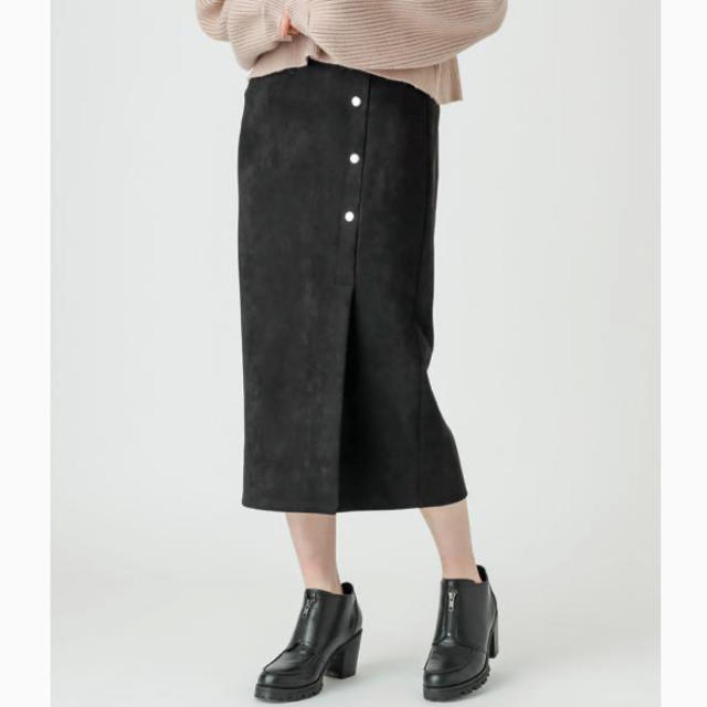 mystic(ミスティック)のmystic フェイクスエード　スカート レディースのスカート(ひざ丈スカート)の商品写真