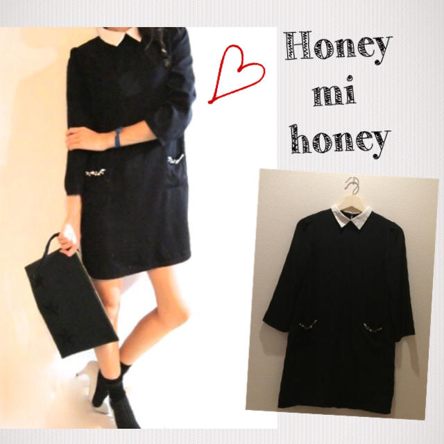 Honey mi Honey(ハニーミーハニー)のHoney mi Honey♡ワンピース レディースのワンピース(ミニワンピース)の商品写真