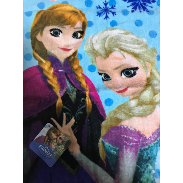 ☆アナと雪の女王☆アナ＆エルサ☆フェイスタオル☆ エンタメ/ホビーのアニメグッズ(タオル)の商品写真