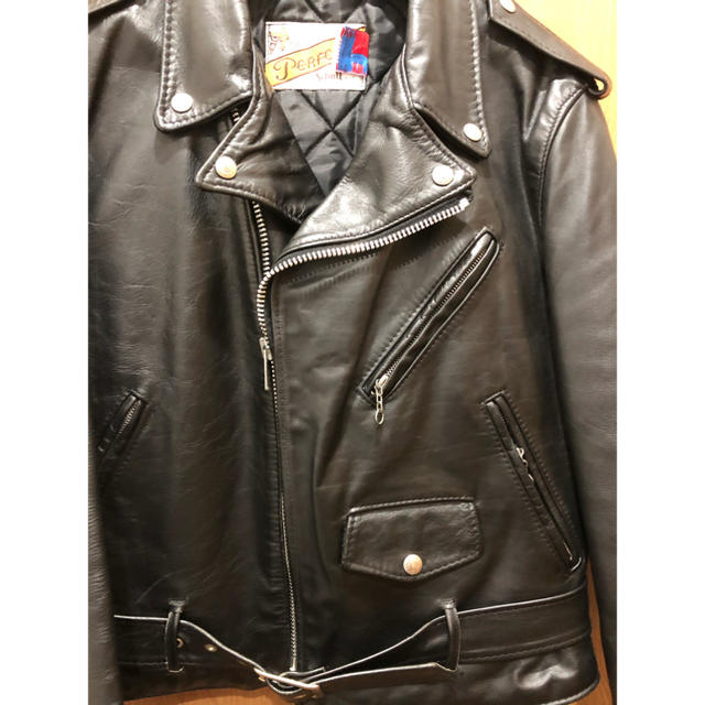 schott(ショット)のschott ライダースジャケット 黒　ショット メンズのジャケット/アウター(ライダースジャケット)の商品写真