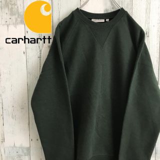 カーハート(carhartt)の【激レア】カーハート☆ワンポイント刺繍ロゴ新品未使用 スウェット 裏起毛 90s(スウェット)