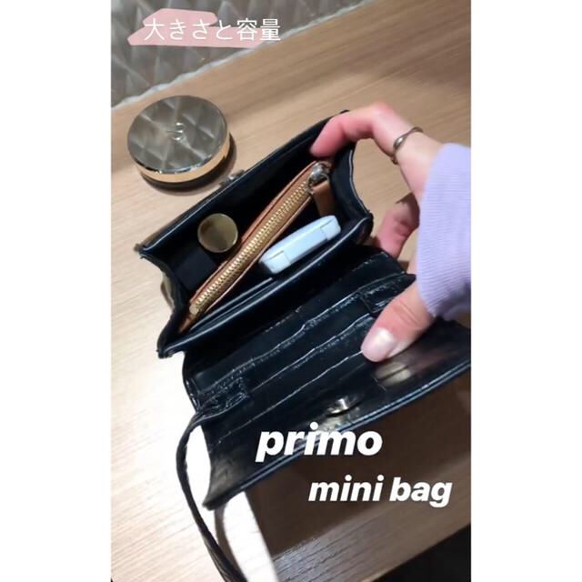 dholic(ディーホリック)の12/31 guu様専用　primo mini bag ponpon  レディースのバッグ(ショルダーバッグ)の商品写真