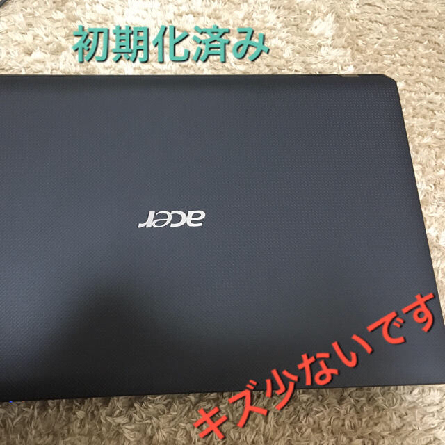 Acer(エイサー)のacer ノートパソコン　windows10 スマホ/家電/カメラのPC/タブレット(ノートPC)の商品写真