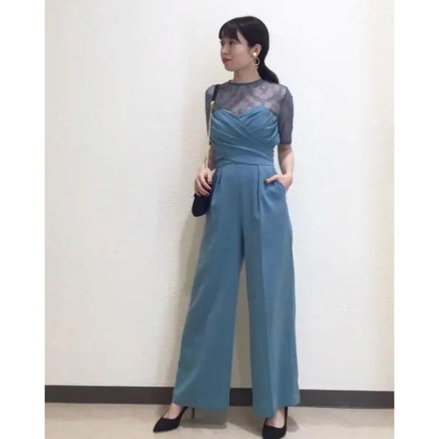 H1289 LAGUNAMOON LADYクロスベアパンツドレス