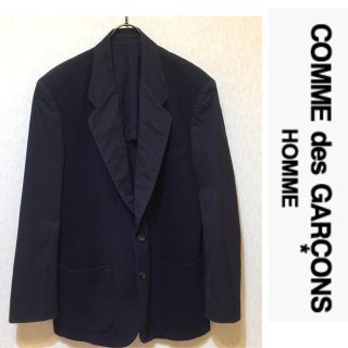 コムデギャルソン(COMME des GARCONS)のCOMME des GARCONS HOMME 80s コットン切替 ジャケット(テーラードジャケット)