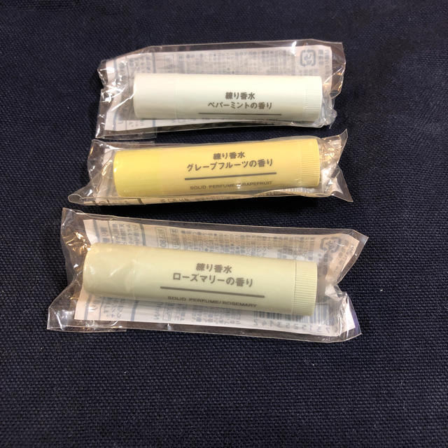 MUJI (無印良品)(ムジルシリョウヒン)の無印良品　練り香水　3本セット コスメ/美容の香水(ユニセックス)の商品写真