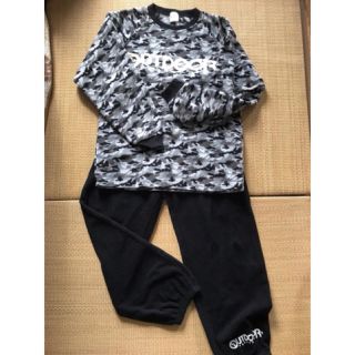 アウトドア(OUTDOOR)のOUTDOOR フリースパジャマ 150(パジャマ)