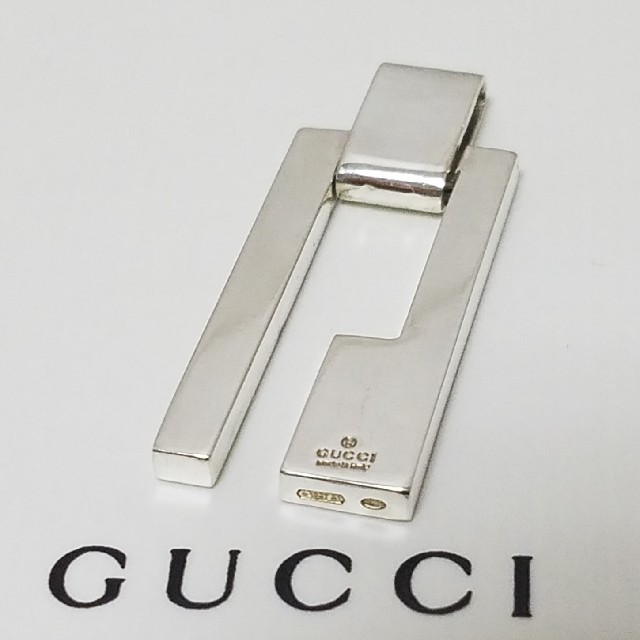 Gucci - [正規品] GUCCI G ロゴ プレート ネックレス シルバー 鏡面研磨済 の通販 by みけねこ's shop