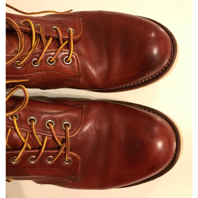 REDWING(レッドウィング)のレッドウィング 8166 プレーントゥ 赤茶 メンズの靴/シューズ(ブーツ)の商品写真