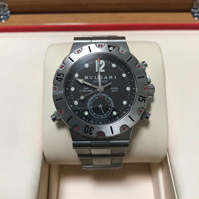 シャネルj12 コピー 見分け方 | BVLGARI - ブルガリ ディアゴノ スクーバ GMT SD38S GMT保証書·箱 の通販 by Brandboy's shop