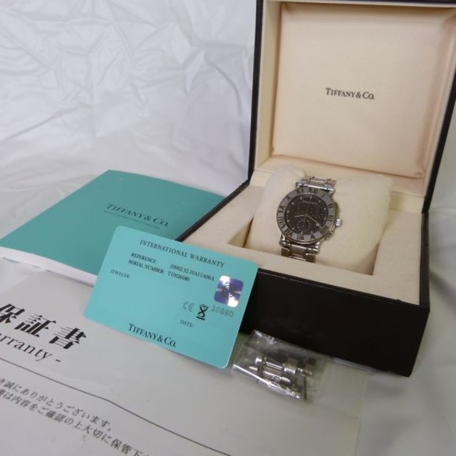 ブルガリ ブルガリ 時計 | Tiffany & Co. - アトラス　クロノグラフ　Z0002.32　ギャランティ　ボーイズの通販 by ひろ's shop
