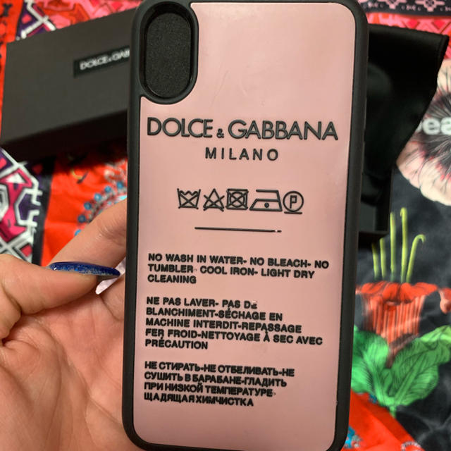 DOLCE&GABBANA(ドルチェアンドガッバーナ)のDOLCE&GABBANA IPhoneXケース スマホ/家電/カメラのスマホアクセサリー(iPhoneケース)の商品写真