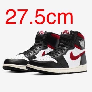 ナイキ(NIKE)の【27.5】AIR JORDAN 1 RETRO HIGH OG GYM RED(スニーカー)