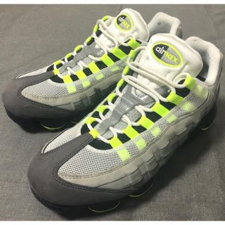 ナイキ(NIKE)のAIR VAPORMAX 95  ネオンイエロー　(スニーカー)