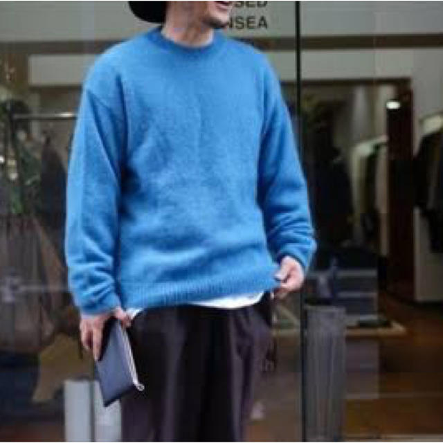 COMOLI - AURALEE SUPER KID MOHAIR KNIT P/O の通販 by hiroakit ...