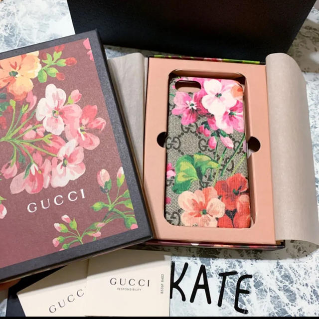 Gucci - 新品未使用　GUCCI フラワー　iPhoneケース　iPhone 7/8 03の通販 by kate's shop