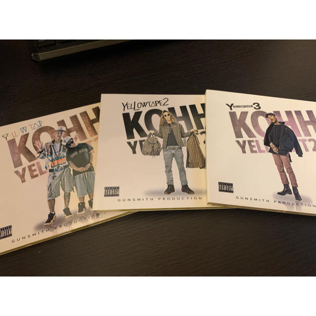 Kohh Yellow Tape 1〜3 CD サブスク未配信曲多数 エンタメ/ホビーのCD(ヒップホップ/ラップ)の商品写真