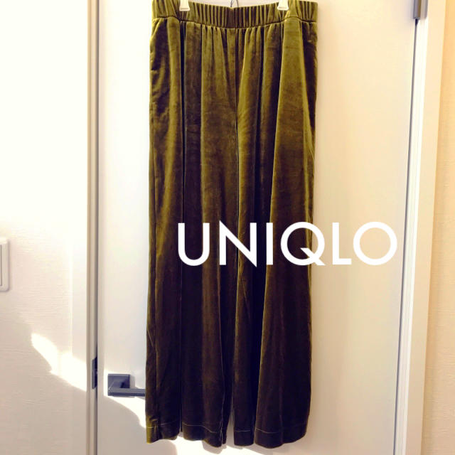 UNIQLO ベロアパンツ