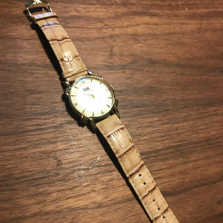 希少＊腕時計 ビックフェイス FHB classic  スイス製　ゴールド　(腕時計)
