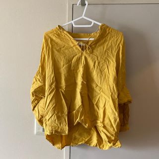 ユニクロ(UNIQLO)のユニクロ　リネンブラウス(シャツ/ブラウス(長袖/七分))