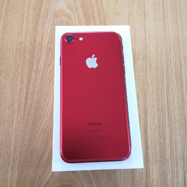 iPhone 7 256GB (PRODUCT)RED国内版SIMロックフリー - スマートフォン本体