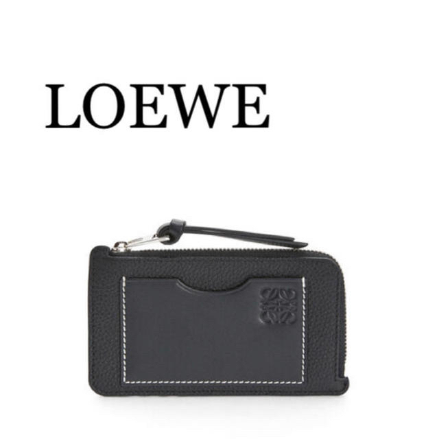 LOEWE(ロエベ)の【新品】LOEWE レア❤︎限定お値下げ！コイン/カードホルダーラージ ブラック メンズのファッション小物(コインケース/小銭入れ)の商品写真