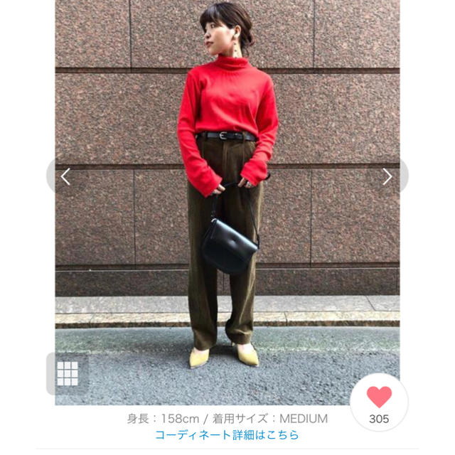 steven alan(スティーブンアラン)の専用<steven alan>ソフトコーデュロイタックストレートパンツ レディースのパンツ(カジュアルパンツ)の商品写真