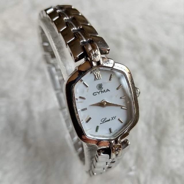 ゼットン 時計 偽物 1400 / CYMA - CIMA 腕時計 2Pダイヤ  レディースブレスクォーツの通販 by ペペロン