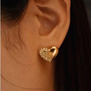 ジバンシィ(GIVENCHY)のGIVENCHY/vintage heart design earring.(イヤリング)