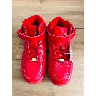 ヴィジョン ストリート ウェア(VISION STREET WEAR)のVISION キッズダンスシューズ RED 20㎝(スニーカー)