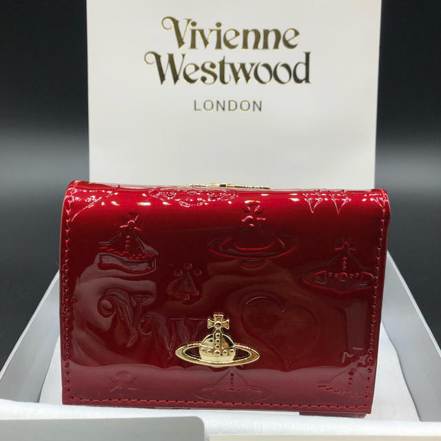 Vivienne Westwood - 【新品・正規品】ヴィヴィアン ウエストウッド 折財布 110 赤 プレゼントの通販 by NY's shop