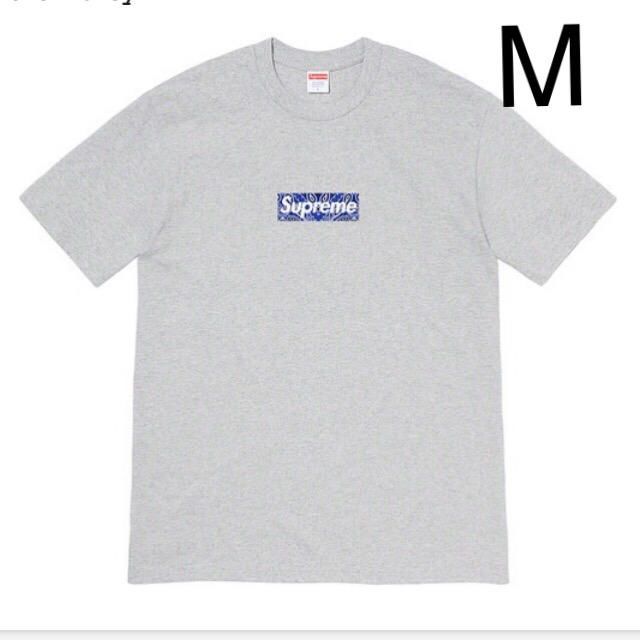 M Bandana Box Logo Tee バンダナ　ボックスロゴ　グレー