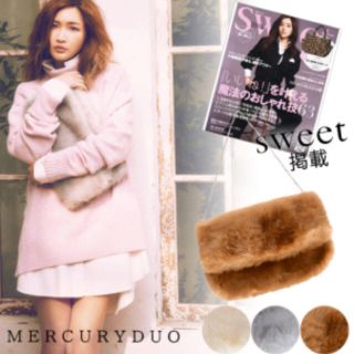 マーキュリーデュオ(MERCURYDUO)の新品MERCURYDUO♡ファークラッチ(ショルダーバッグ)