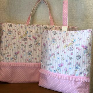 レッスンバッグ＆シューズバッグセット☆ユニコーン☆(バッグ/レッスンバッグ)