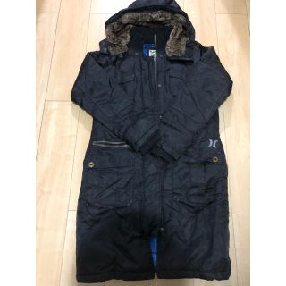 hurley ハーレー チェック柄ロングコート