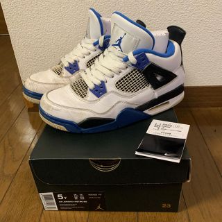 ナイキ(NIKE)のAIR JORDAN 4 RETRO BG 23.5cm エア ジョーダン 4(スニーカー)