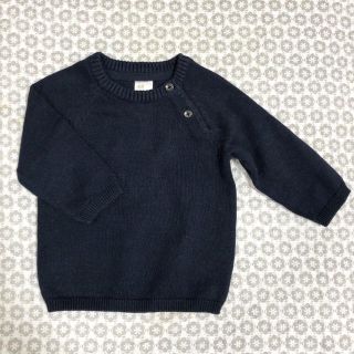 エイチアンドエム(H&M)のH&M ニット セーター　ネイビー　68(ニット/セーター)