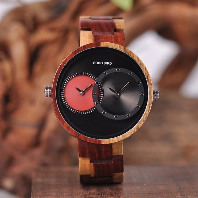 ロレックス レプリカ スーパーコピー時計 | ツーカラー　ボボバード　腕時計の通販 by あかさ's shop