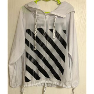 オフホワイト(OFF-WHITE)の名作off white オフホワイトナイロンパーカー(パーカー)