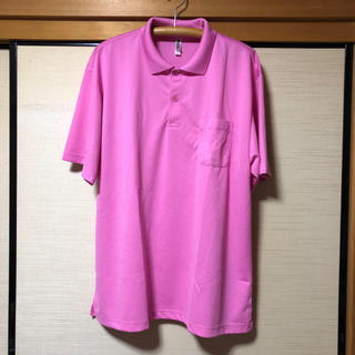 4L ピンクポロシャツ(ポロシャツ)