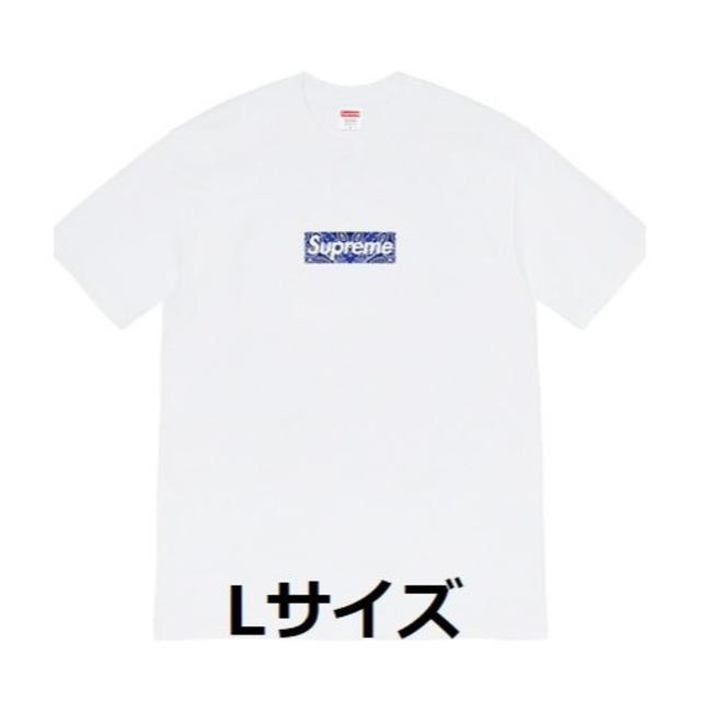 ホワイトサイズSupreme Bandana Box Logo Tee White L