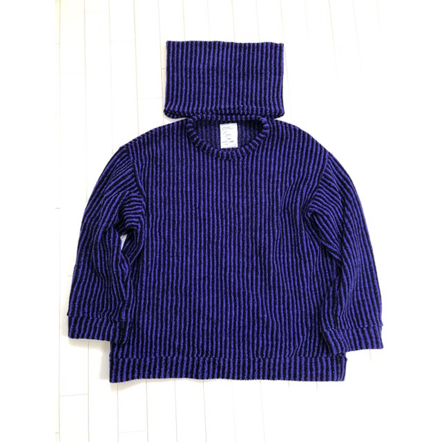 SHAREEF(シャリーフ)の19AW SHAREEF MOLE STRIPE PULL OVER 3 メンズのトップス(ニット/セーター)の商品写真