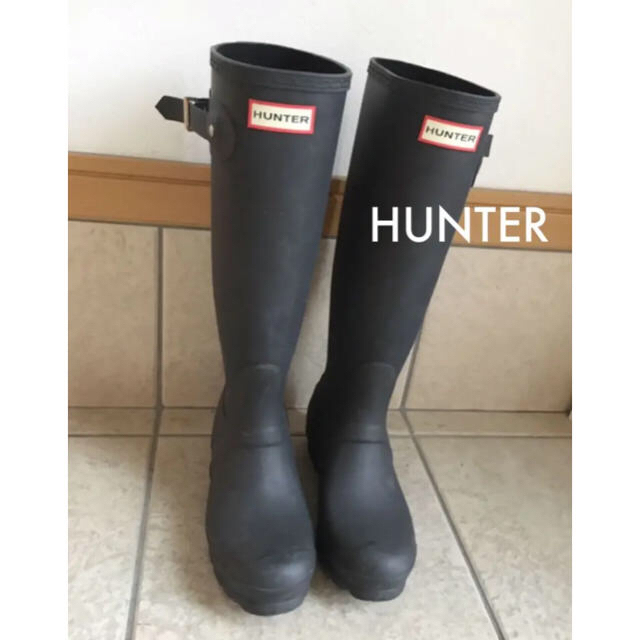 HUNTER ハンター レインブーツ UK3 ブラック