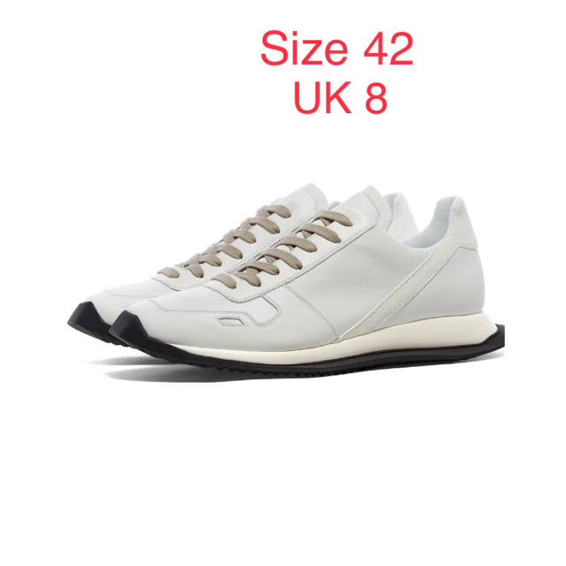 海外販売× 【国内未発売】Rick Owens Lace Up Runner 42 - スニーカー